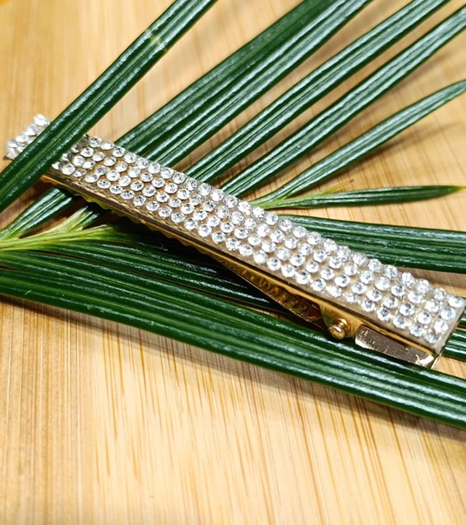 Monalisa Home Lüks Gösterişli  Parıltılı Yan Pens Toka ürün görseli