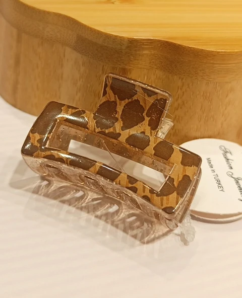 Monalisa Home Lüks Leopar Figürlü Küçük Kıstırma Toka ürün görseli