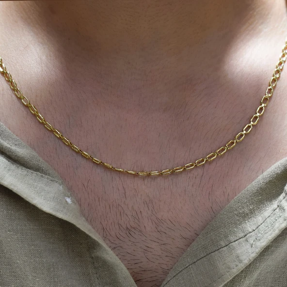 Halka Zincir Erkek Kolye - 2