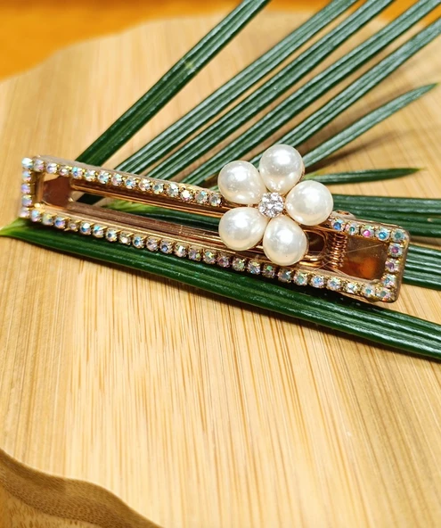 Monalisa Home Lüks Gösterişli  Parıltılı Yan Pens Toka ürün görseli