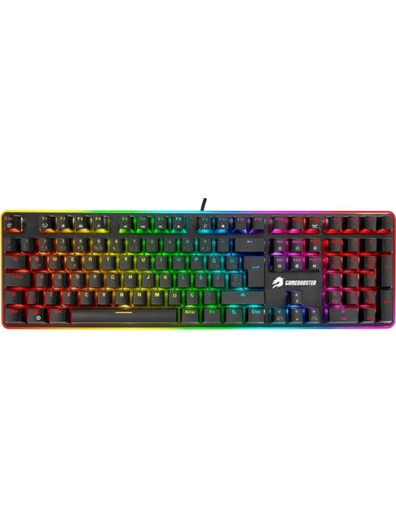 GameBooster G918 Fire Storm RGB Blue Switch Kablolu Mekanik Oyuncu Klavyesi Siyah - 2