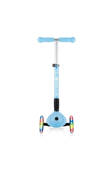 Globber Junior Fantasy Katlanabilir Işıklı Scooter - Pastel Mavi - 8