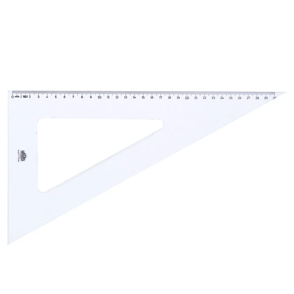 Hatas Öğrenci Gönyesi 60 Derece Plastik 32 CM 0790 - 4