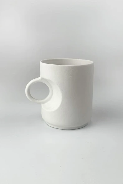 Mutlu Kupa - Seramik Bisküvi 8'li (Ham Ürün) - Resim 2