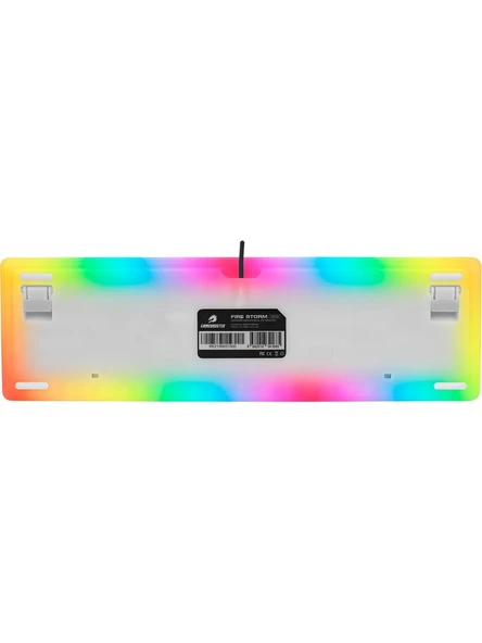 GameBooster G918 Fire Storm RGB Blue Switch Kablolu Mekanik Oyuncu Klavyesi Siyah - 5