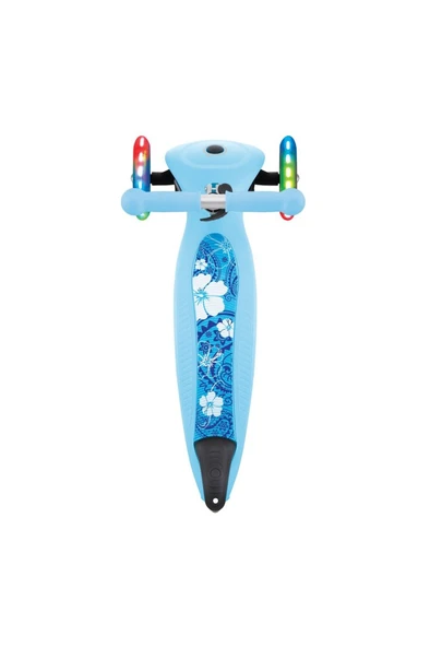 Globber Junior Fantasy Katlanabilir Işıklı Scooter - Pastel Mavi - 6