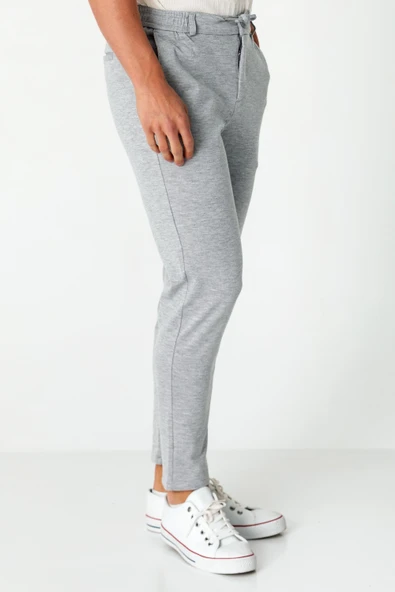 Erkek Relaxed Fit Beli Lastikli Bağcıklı Likralı Süper Rahat Jogger Pantolon - 11