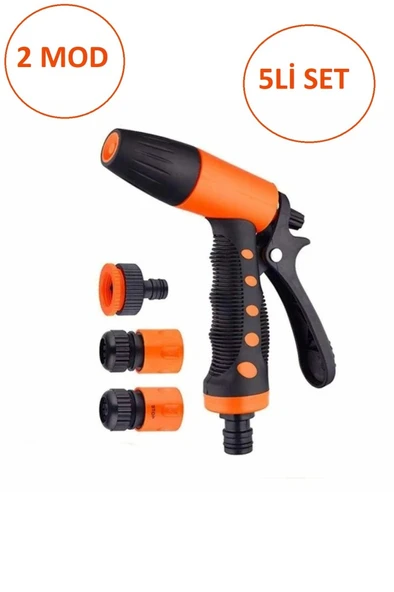 Kinetex 5 Parça Otomatik Tetikli Bahçe Sulama Tabancası 2 Modlu 3174