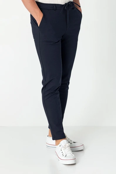 Erkek Relaxed Fit Beli Lastikli Bağcıklı Likralı Süper Rahat Jogger Pantolon - 7