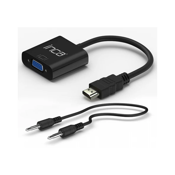 Inca IHTV-7TS HDMI To VGA + Aux Çevirici - 2