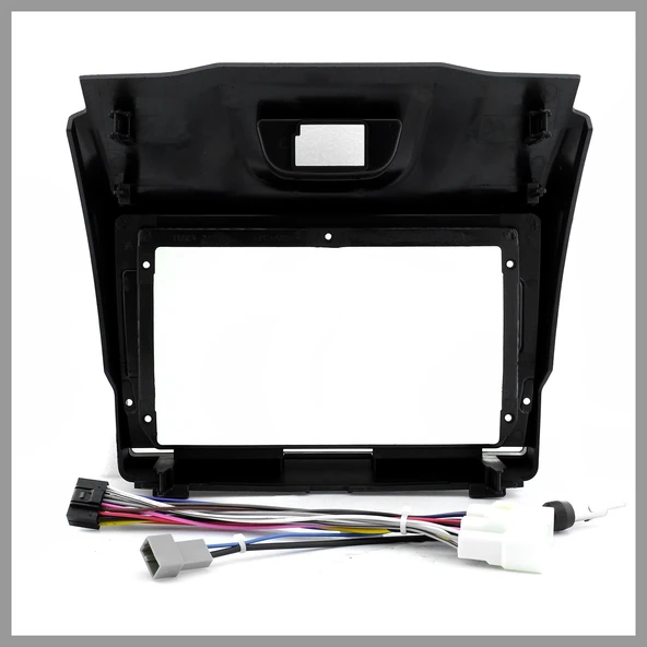 ISUZU D-MAX 2012-2014 UYUMLU 9" SİYAH ANDROID MULTİMEDYA ÇERÇEVESİ - SOKET ürün görseli 1