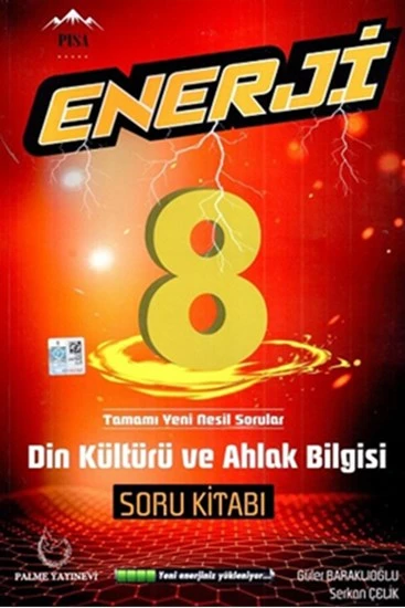 8.Sınıf Enerji Din Kültürü ve Ahlak Bilgisi Soru Kitabı palme yayınları