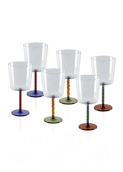 The Mia Line Şarap Kadehi 6 Parça 300 ml