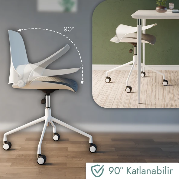 Osaka Minimalist Çalışma Sandalyesi - 6