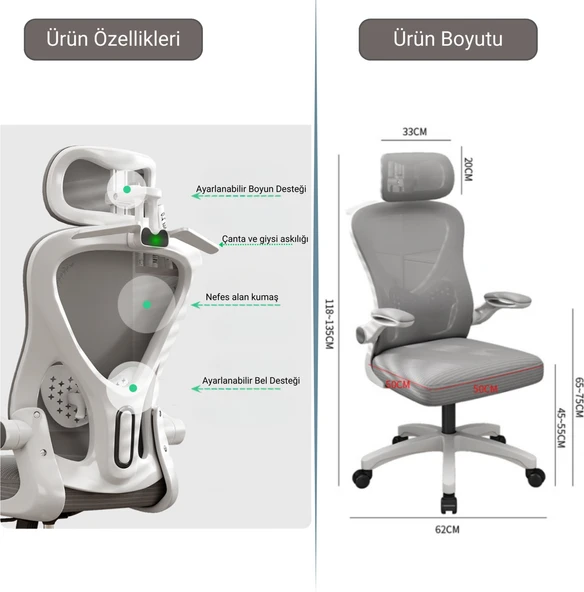 Oslo Ergonomik Çalışma Sandalyesi - 4