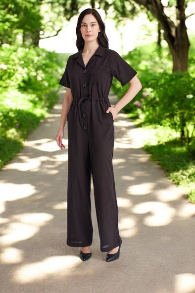 Keten Yazlık Tasarım Tulum - Resim 4