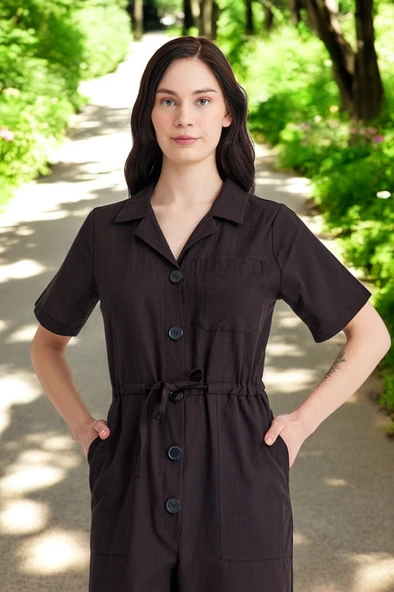 Keten Yazlık Tasarım Tulum - Resim 7