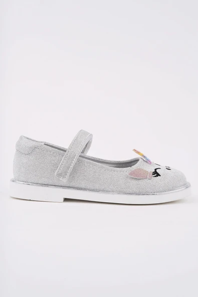 Muggo PATY Cırtlı ve Simli Günlük Kız Çocuk Babet - 5