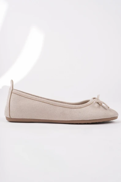 Muggo MİU Fiyonklu Kadın Deri Günlük Babet - 3