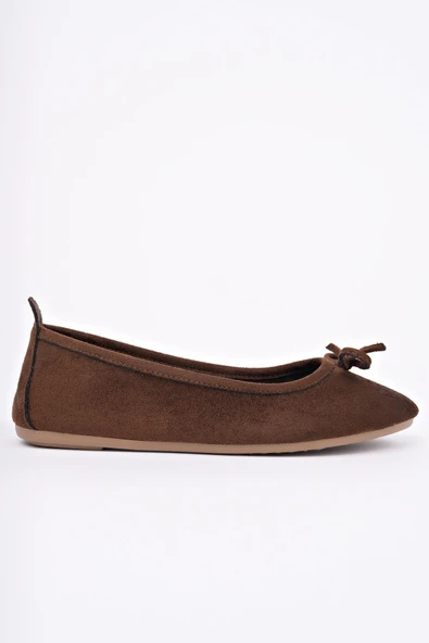 Muggo MİU Fiyonklu Kadın Deri Günlük Babet - 11