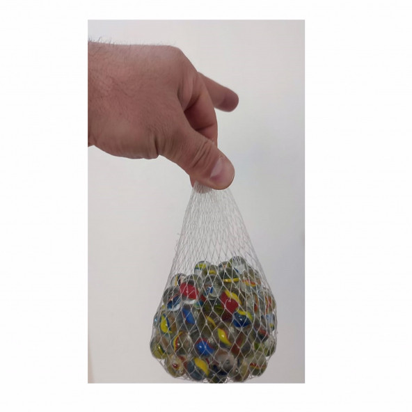 RENKLİ CAM MİSKET BİLYE EĞİTİCİ OYUNCAK 80 ADET - 3