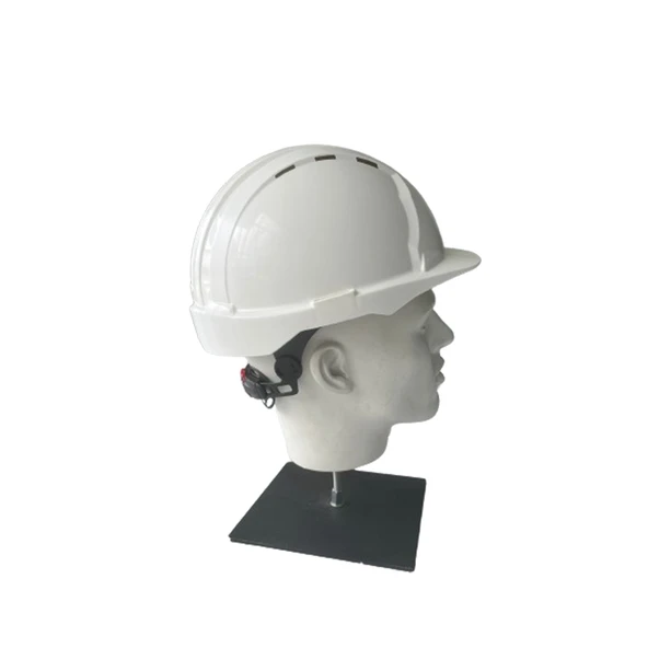 Baş Koruyucu Baret Beyaz EN397:2012+A1:2012 Standartlarına Uygun Kayışlı Ter Bezli - Resim 6