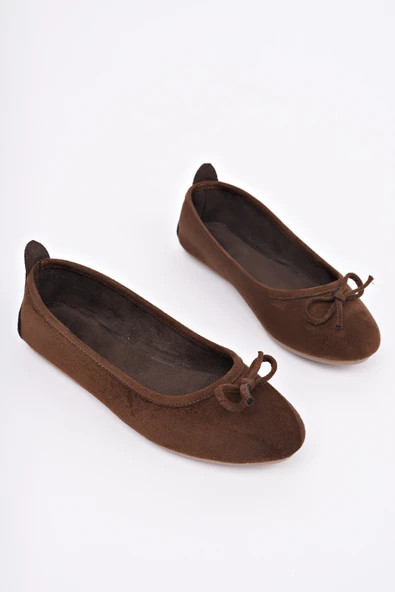 Muggo MİU Fiyonklu Kadın Deri Günlük Babet - 12