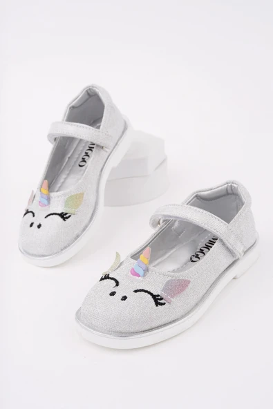 Muggo PATY Cırtlı ve Simli Günlük Kız Çocuk Babet