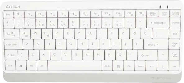 A4 Tech FG1112 Beyaz Mini TKL Kablosuz Klavye Mouse Seti Outlet - 7