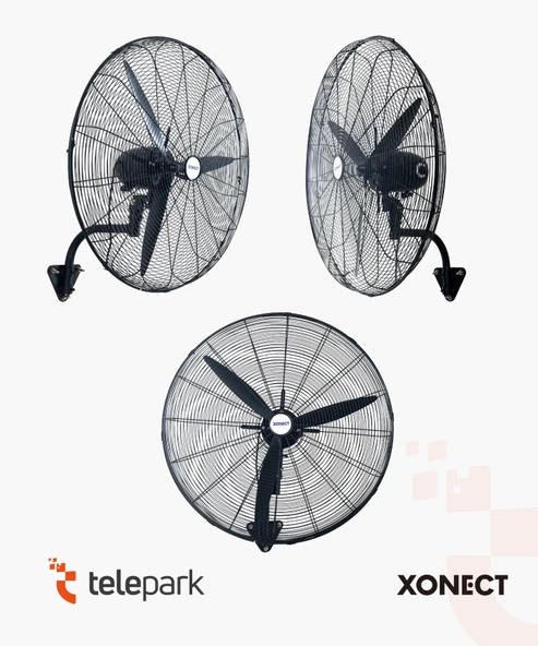 Xonect Profesyonel Sanayi Tipi Vantilatör 75 CM (30 İnç)  Yüksek Performanslı Soğutma  XDF30 - 2