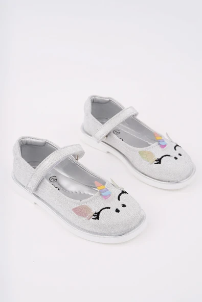 Muggo PATY Cırtlı ve Simli Günlük Kız Çocuk Babet - 3