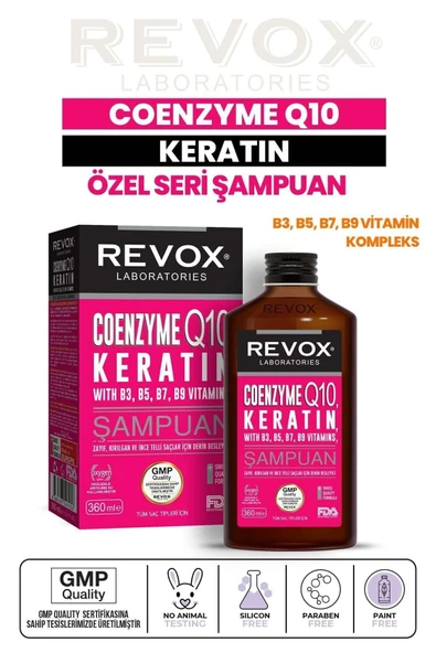 Revox Coenzyme Q10 Phytokeratin Şampuan 360 ml