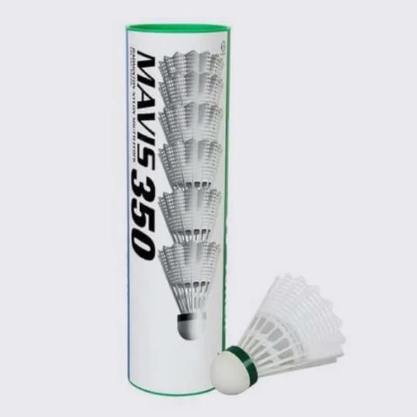 Yonex Maviş 350 Plastik 6'lı Badminton Topu-Yeşil - 2