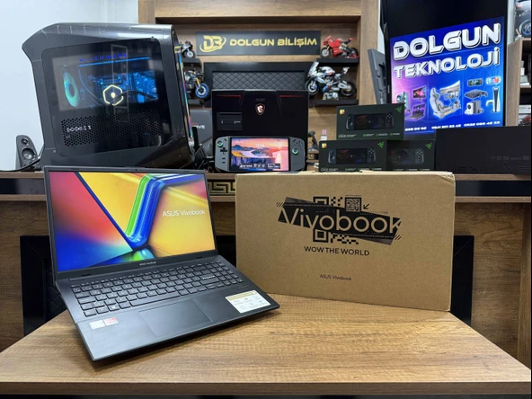 Asus Vivobook Go 15 E1504FA-NJ072W AMD Ryzen 3 7320U 8GB 256GB SSD W11 15.6" FHD (İKİNCİ EL)