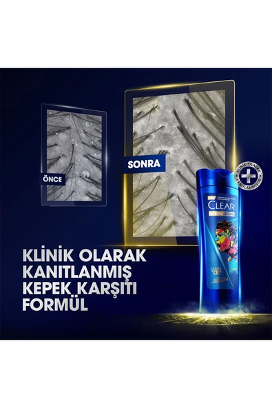 CLEAR Men Kepeğe Karşı Etkili Şampuan Legend By Cr7 350 ml X 3 - 4