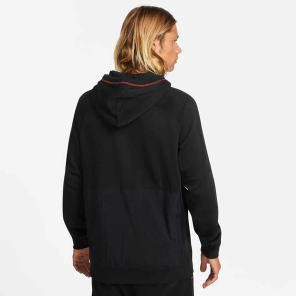 Nike DC9024-010 Fleece Soccer Kapüşonlu Sweatshirt - 3