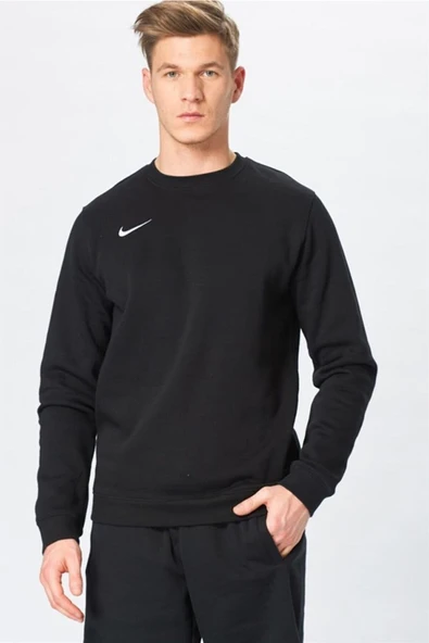 Nike AJ1466-010 Siyah Team Club19 Crew Erkek Sweat