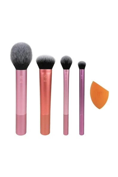 REAL TECHNİQUES Makyaj Fırça Seti Everyday Essentials 5'li Makyaj Fırçası Set - 2