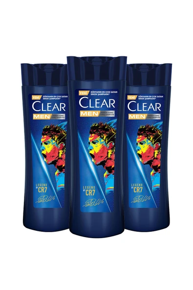 CLEAR Men Kepeğe Karşı Etkili Şampuan Legend By Cr7 350 ml X 3 - 2