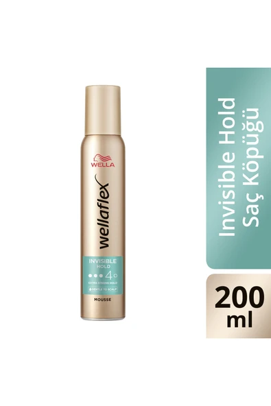 WELLA Wellaflex Invisible Hold Saç Köpüğü - 200 ml
