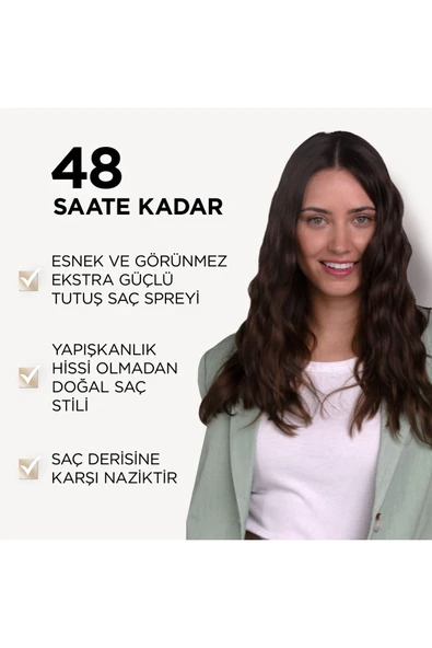 WELLA Wellaflex Invisible Hold Görünmez Tutuş Sağlayan Saç Spreyi Extra Strong Hold 250 ml - 4/5 Hold - 4