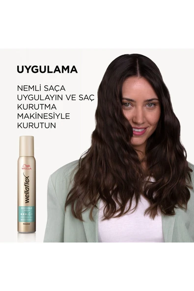 WELLA Wellaflex Invisible Hold Saç Köpüğü - 200 ml - 5