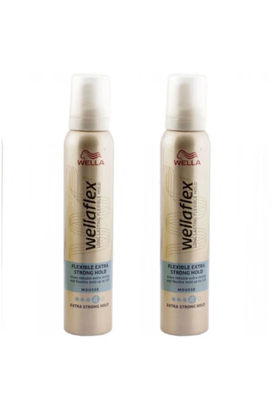 WELLAFLEX Wella Flexible Extra Strong Hold Saç Köpüğü 200ml X 2 Adet
