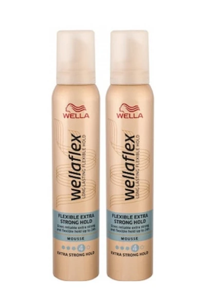 WELLAFLEX 2 Adet Extra Guclu Tutus Kopuk 200 ml