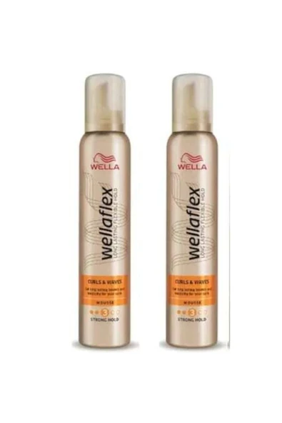 WELLA Flex Curls Bukle Saç Köpüğü 200 ml 2 Adet