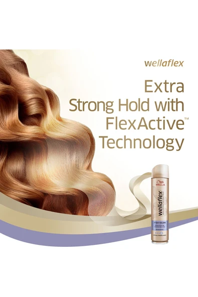 WELLA Wellaflex 2 Days Volume 2 Gün Boyunca Hacim Veren Saç Spreyi Extra Strong Hold 250 ml - 4/5 Hold - 6