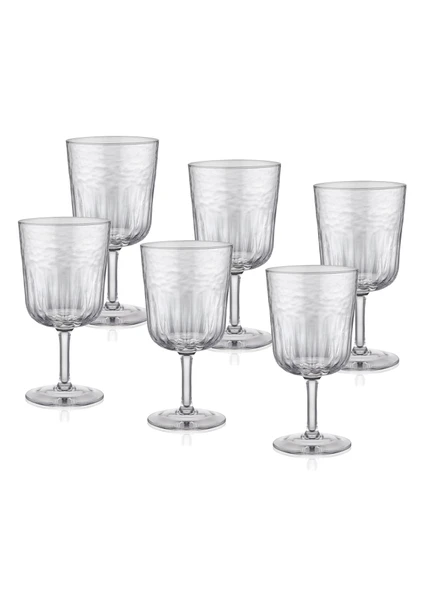 The Mia Steamy Ayaklı Bardak 6lı Set 330 ml