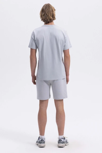 Ellesse Erkek Yuvarlak Yaka Gri Tişört EM462SGR - 2
