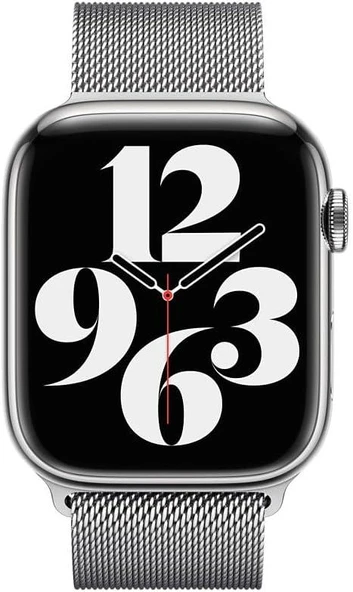 Apple Watch Band - Milano Loop - 45 mm - Gümüş Rengi - One Size - 2