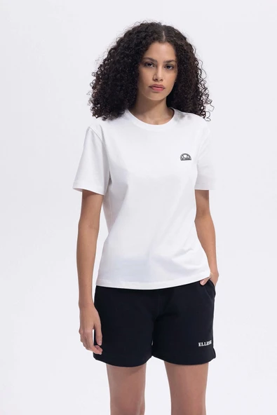 Ellesse Kadın Yuvarlak Yaka Ekru Tişört EF426ECR - 3